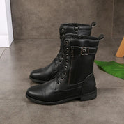 Orthopedische leren enkellaarzen dames – elegante en comfortabele laarzen met steun