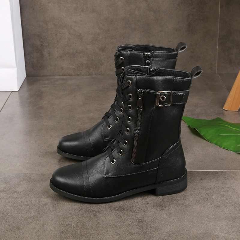Orthopedische leren enkellaarzen dames – elegante en comfortabele laarzen met steun