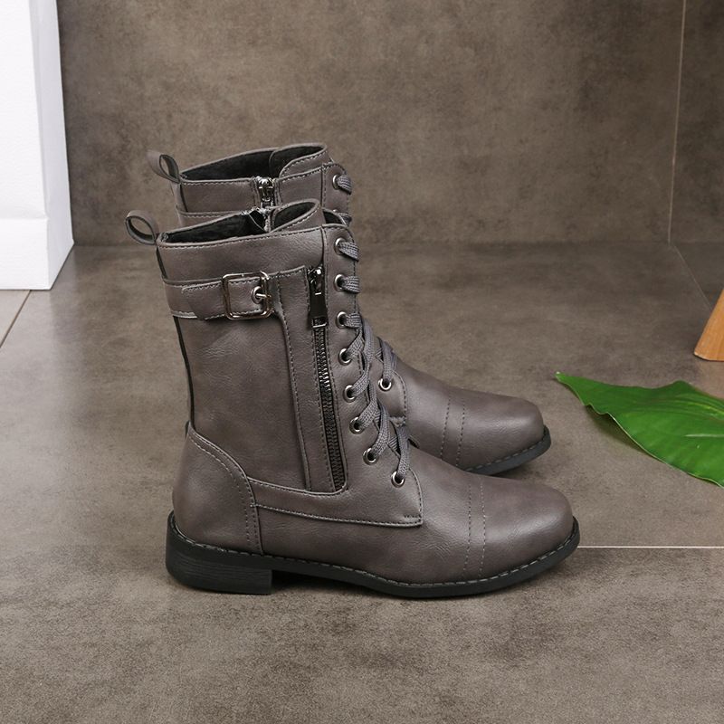 Orthopedische leren enkellaarzen dames – elegante en comfortabele laarzen met steun