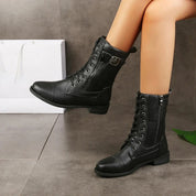 Orthopedische leren enkellaarzen dames – elegante en comfortabele laarzen met steun