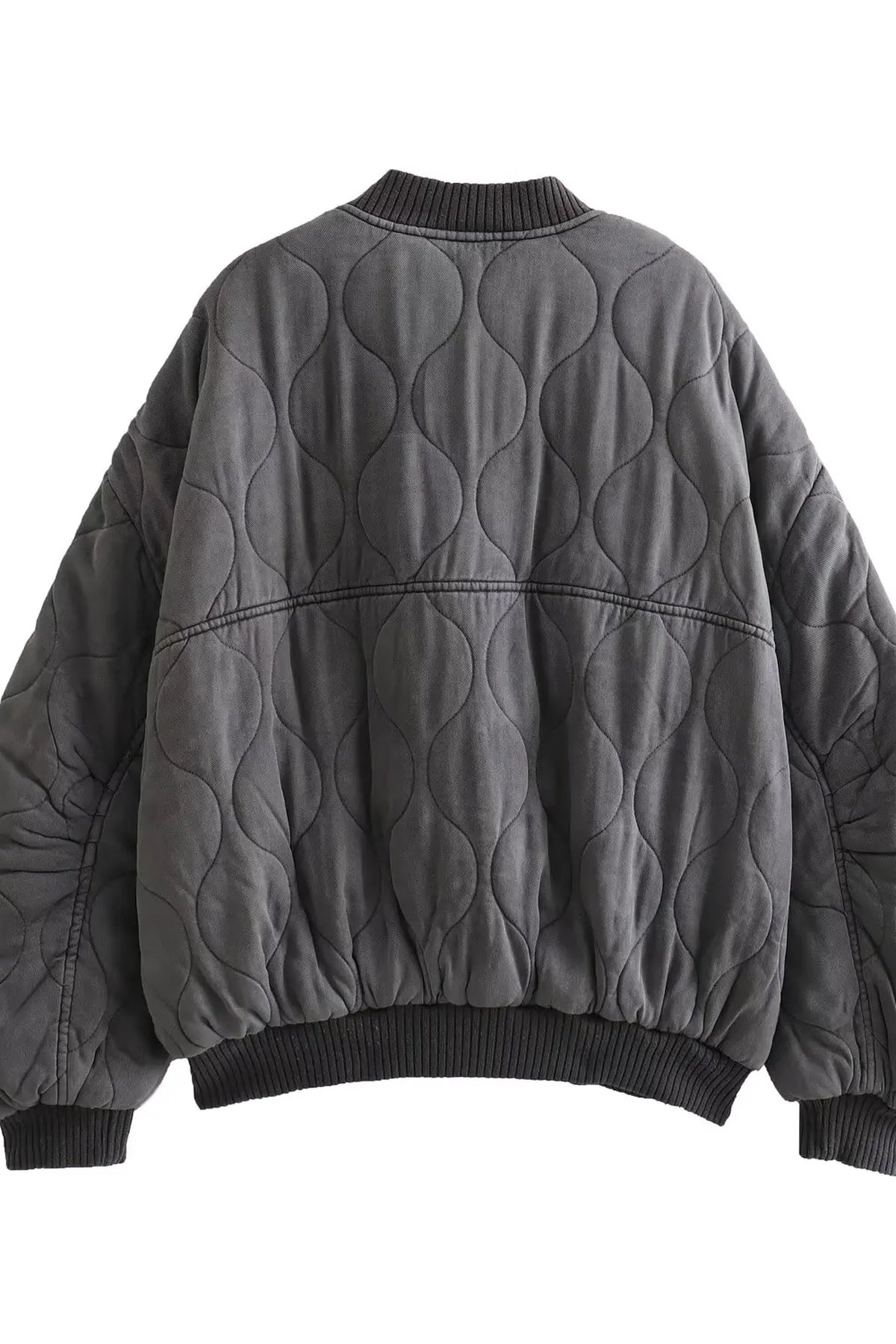 Linda gewatteerd oversized bomberjack dames – trendy damesjas
