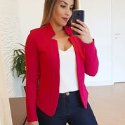 ElegantBlazer dames – chique blazer in 6 kleuren, S t/m 5XL