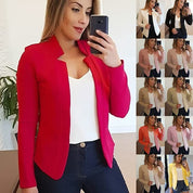 ElegantBlazer dames – chique blazer in 6 kleuren, S t/m 5XL