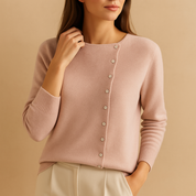 Yara | Ronde Hals Trui voor Dames – Licht, Elegant & Comfortabel