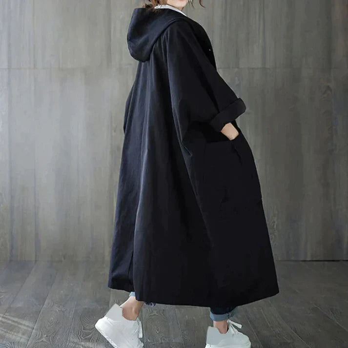 Dael | Oversized Trenchcoat voor Dames | Stijlvol, Warm & Waterafstotend
