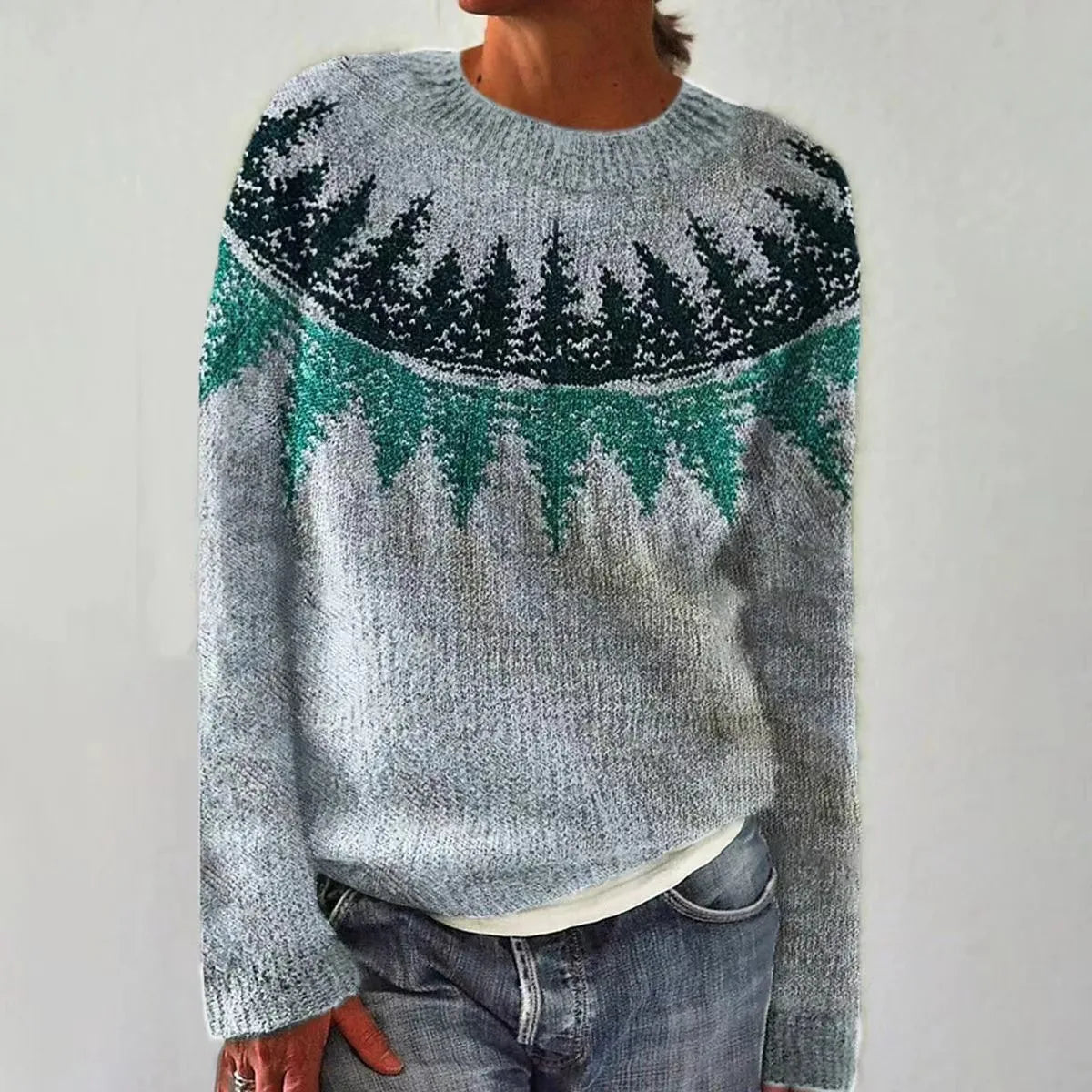 SILVIA | Retro Herfsttrui | Vintage Charme voor de Herfst