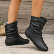 Shira leren laarzen dames – stijlvolle en comfortabele leren boots met stevige zool