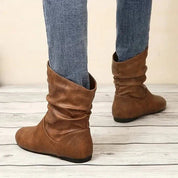 Shira leren laarzen dames – stijlvolle en comfortabele leren boots met stevige zool