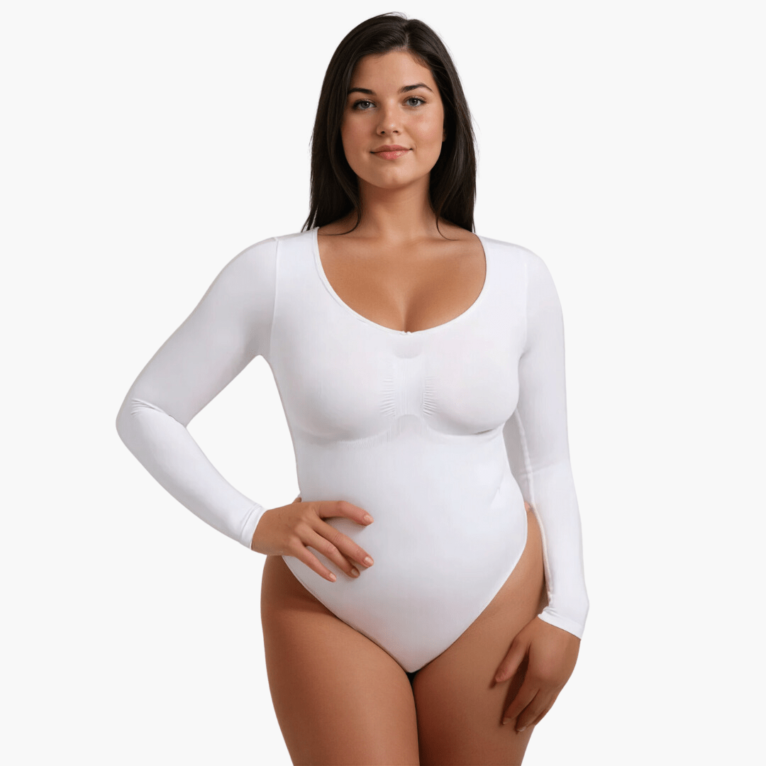 Snatching Shapewear Longsleeve Bodysuit – Comfortabel & Naadloos Corrigerend Ondergoed