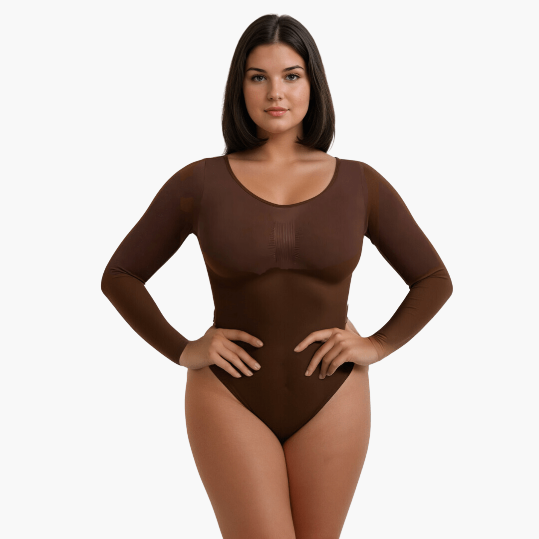 Snatching Shapewear Longsleeve Bodysuit – Comfortabel & Naadloos Corrigerend Ondergoed