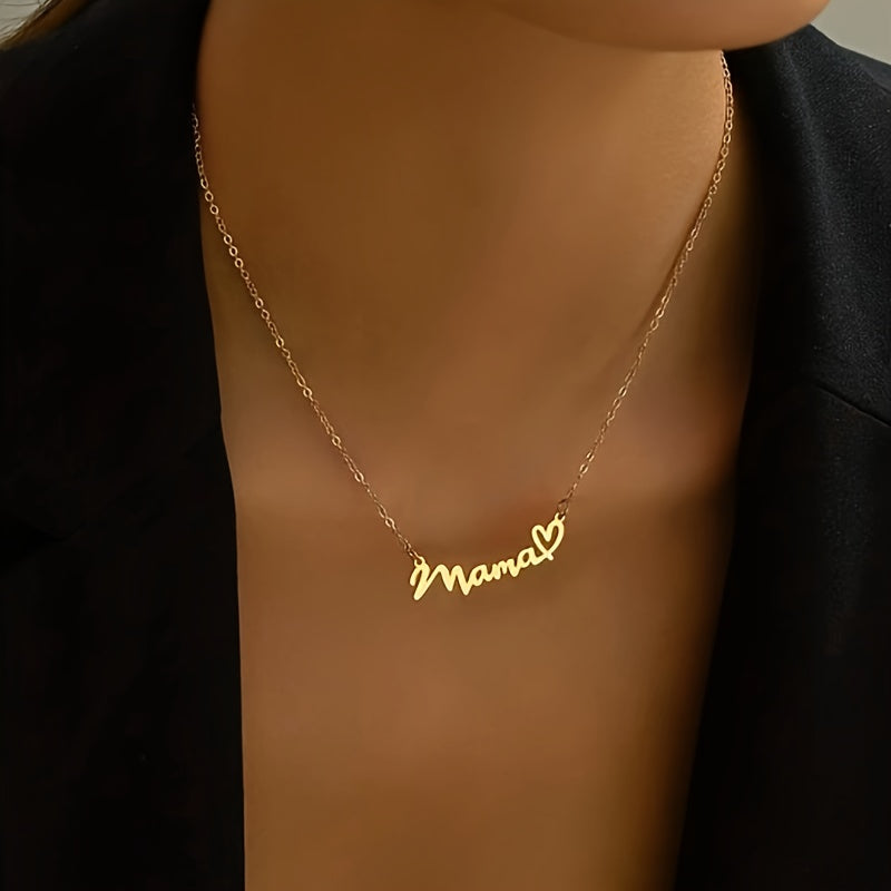 Sophie mama-hart hanger halsketting – elegant cadeau voor Moederdag