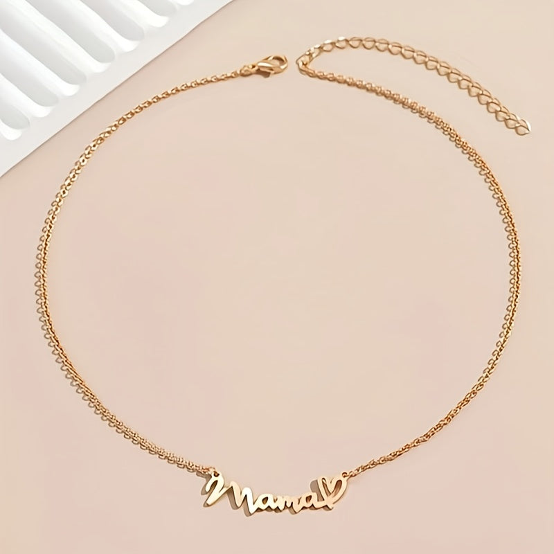 Sophie mama-hart hanger halsketting – elegant cadeau voor Moederdag