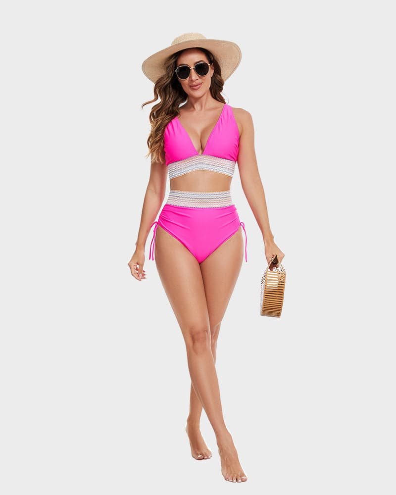 Corrigerende Bikini Dames | High Waist Zwemkleding met Buikcontrole