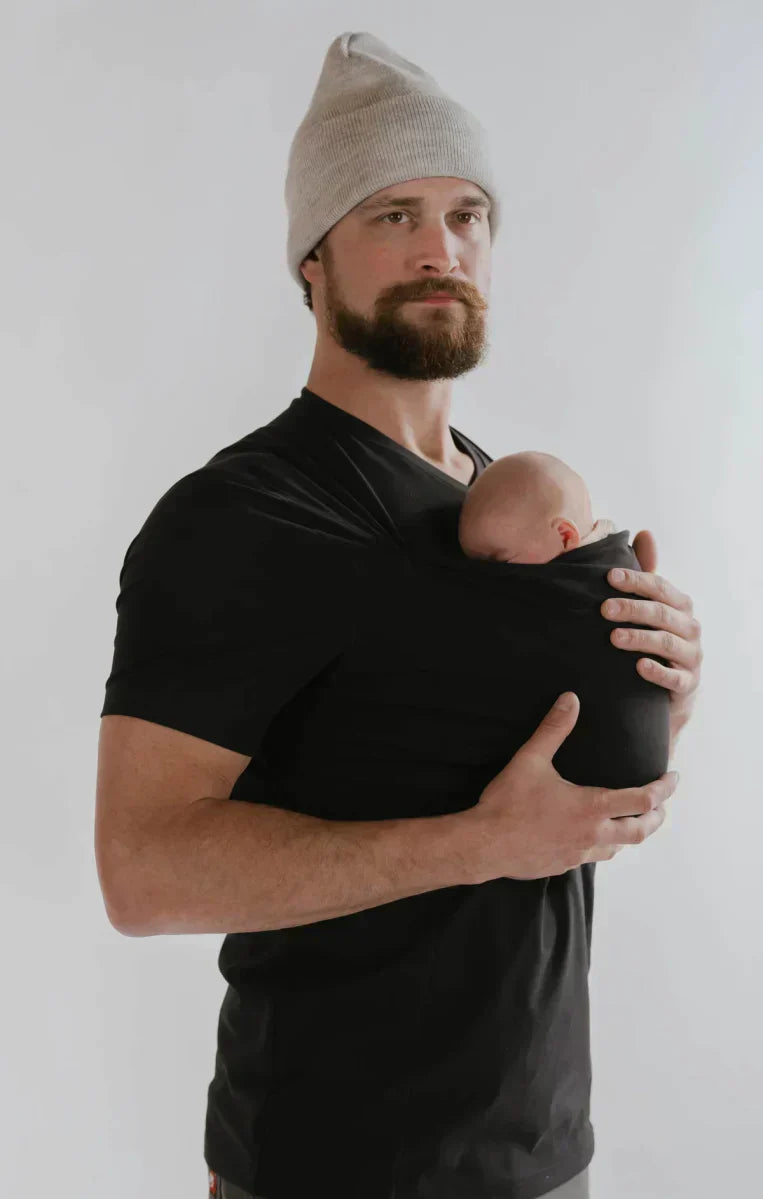 CozyCarry baby draagshirt | Comfortabel draag-T-shirt voor ouders | Borstvoedingsshirt