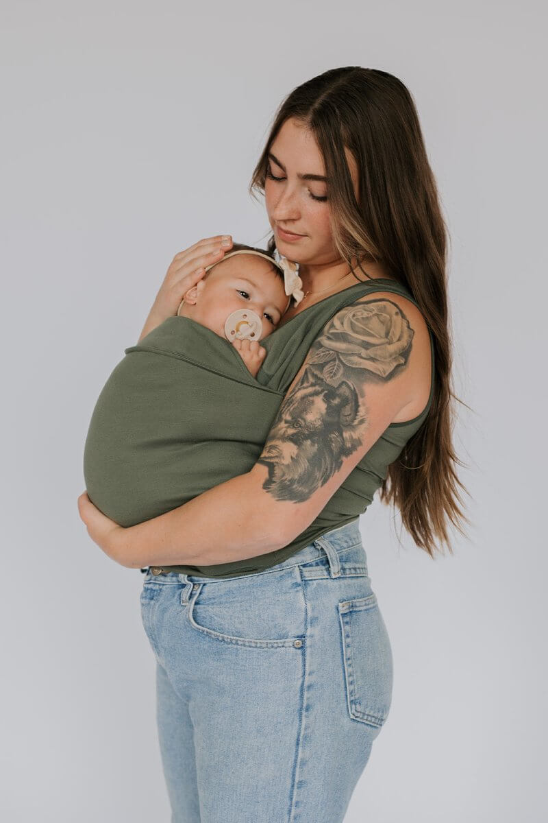 CozyCarry baby draagshirt | Comfortabel draag-T-shirt voor ouders | Borstvoedingsshirt