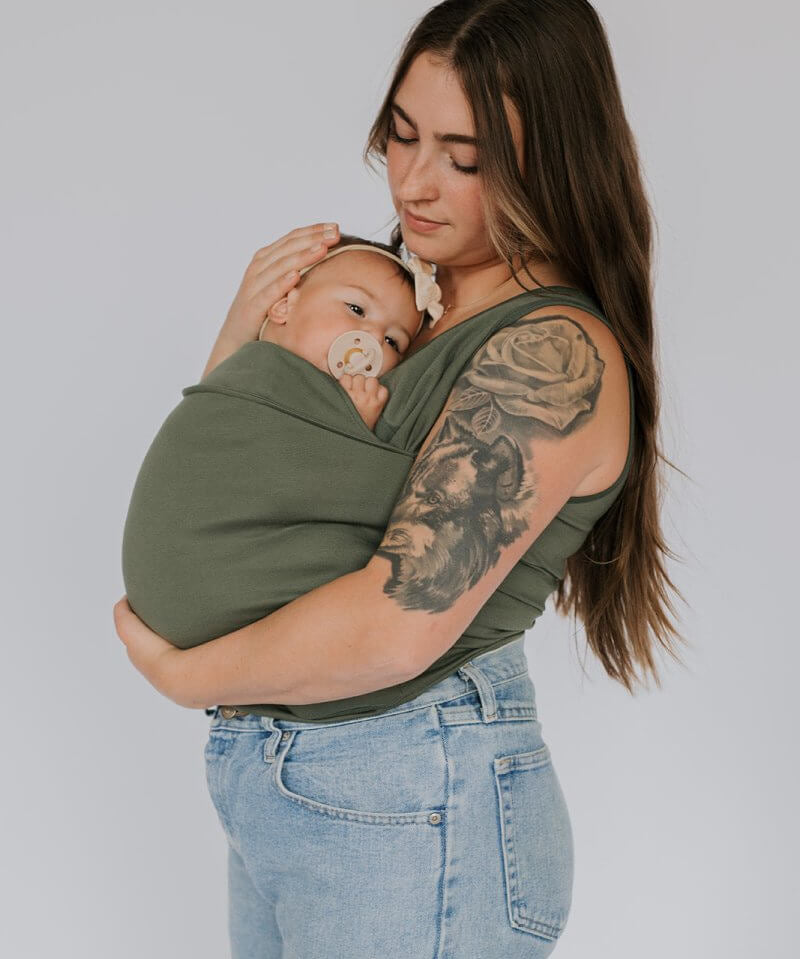 CozyCarry baby draagshirt | Comfortabel draag-T-shirt voor ouders | Borstvoedingsshirt