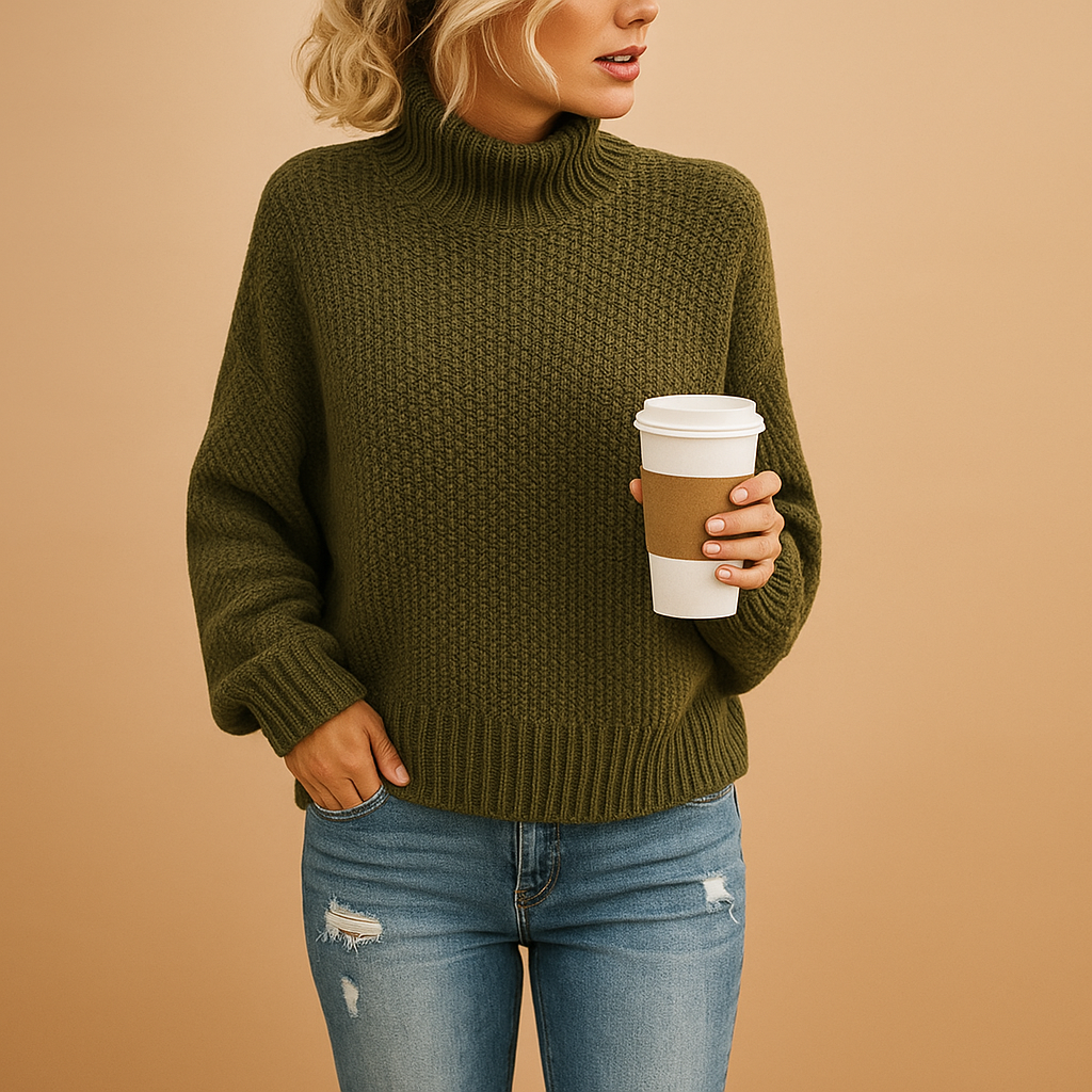 Linde | Tijdloze Gebreide Trui voor Dames – Elegant, Warm & Comfortabel