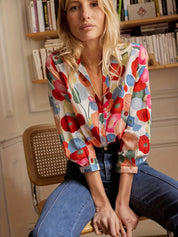 Marisol Bloemen Blouse – Stijlvolle Damesblouse met Vrouwelijke Pasvorm