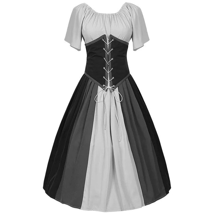 Candice Jurk Dames met Vetersluiting – Elegante Zomerjurk met Flatterende Pasvorm