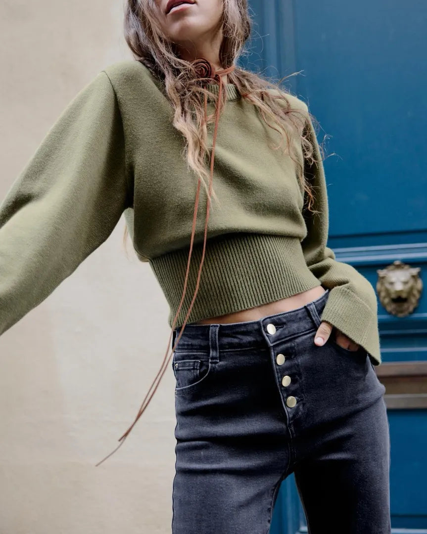 Zachte dames sweater – comfortabele warme trui met elegante pasvorm