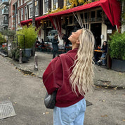 Zara dames jas | Rode oversized leren jas | Luxe trendy design en ultiem comfort