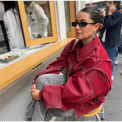 Zara dames jas | Rode oversized leren jas | Luxe trendy design en ultiem comfort