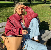 Zara dames jas | Rode oversized leren jas | Luxe trendy design en ultiem comfort