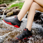ZenBoot dames regenlaarzen – waterdichte outdoor laarzen met dikke zool en moderne look